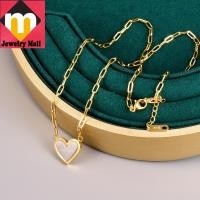 ราคา สร้อยคอทอง 18k จี้รูปหัวใจ สําหรับผู้หญิง (24607631942)