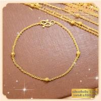ราคา สร้อยข้อมือทอง 18K ปรับได้ อิตาลี ข้อมือทองแท้ ทนทาน สําหรับเครื่องประดับผู้หญิง (24124980636)