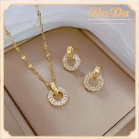 ราคา สร้อยคอทองแท้ 18k จี้แหวนเพชร เครื่องประดับสตรี ของขวัญวันเกิดแฟนสาว (25308046923)
