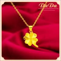 ราคา สร้อยคอทองคํา 18k พร้อมจี้ใบโคลเวอร์ รูปใบโคลเวอร์ แฟชั่นอิตาลี (24554495210)