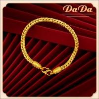 ราคา สร้อยข้อมือทอง 18K 98 9 ทรงสี่เหลี่ยม สไตล์อิตาลี ทนทาน สําหรับผู้ชาย (24426087115)