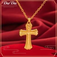 ราคา สร้อยคอ พร้อมจี้ไม้กางเขน 18K สไตล์อิตาลีวินเทจ (24374982559)