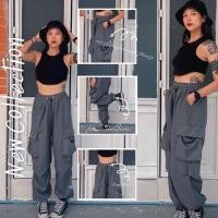 ราคา กางเกง คาโก้ ขาจั๊ม แนวสตรีท เอวสูง เอวต่ำ (21176191387)