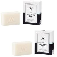 ราคา ซื้อ 1แถม1 สบู่วิ้งไวท์ ฟอกตัวกระจ่างใส Wink White Soap แท้100 ส่งไว (20840269160)