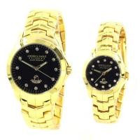 ราคา Sevenlight America Eagle นาฬิกาข้อมือคู่รัก 9188 8127 Gold Black (227454449)