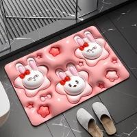 ราคา พรมเช็ดเท้า ลายการ์ตูน 3D ลายดอกไม้ 3มิติ พรมลาย 3มิติ กันลื่น สําหรับห้องครัว ห้องน้ำ ขนาด 40x60 ซม A242 (20484445105)