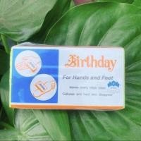 ราคา โฟมขัดส้นเท้า โฟมขัดเท้า Birthday คละสี ราคาต่อ 1ก้อน (18853469630)