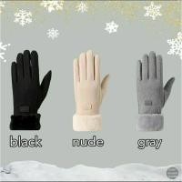 ราคา ถุงมือกันหนาว บุขน ขนนิ่มมาก touch screen โดนทุกสัมผัส (25051376307)