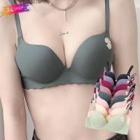 ราคา VR 203 สินค้าใหม่พร้อมส่ง เสื้อชั้นในไร้ขอบไร้โครง ฟองหนา ดันทรง อกดูมๆ (21049911231)