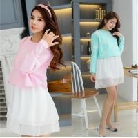 ราคา ชุดคลุมท้อง ให้นมได้ สีเขียวมิ้นท์ ชมพู (1778331628)