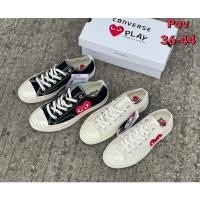 ราคา COMME Des GARCONS PLAY x Converse Chuck Taylor ฟรีกล่อง จ่ายเงินปลายทางได้ (14509257824)