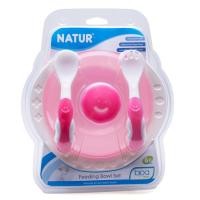 ราคา NATUR ชุดชามอาหารพร้อมช้อนส้อม (188635902)