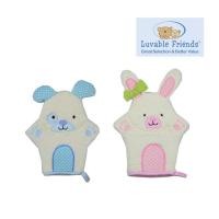ราคา Luvable Friends ถุงมืออาบน้ำขัดตัวผลิตจากคอตตอน100 (919677228)