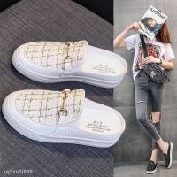 ราคา ส่งจากไทย รองเท้าผู้หญิง รองเท้าเปิดส้น เสริมส้นช่วยเสริมบุคลิคภาพ ทรงสวย ฮิตตลอดกาล งานดีไม่ผิดหวังแน่นอน (21119675328)