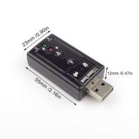 ราคา USB Sound Card 7 1CH External USB 2 0 To 3D Audio 7 1 Channel Sound Card Adapter (7539791359)
