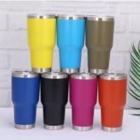 ราคา แก้วเยติ ขนาด 30 ออนซ์ 900ml เก็บความเย็น ร้อน แก้วน้ำแสตนเลส สีพื้น แบบหนา งานดี เก็บน้ำแข็งได้ (22947837546)