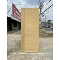 ราคา ประตูไม้ ไม้เนื้อแข็ง ไม้จำปา ประตูทึบเสมอขอบ ร่องยู 5 ช่อง รหัส D40 (5641473527)