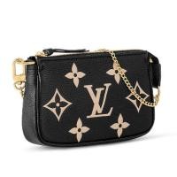 ราคา LOUIS VUITTON bag กระเป๋ารุ่น Mini Pochette Accessoires Bicolor Monogram Emp (22788335769)