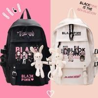ราคา BLACKPINK กระเป๋าเป้สะพายหลัง กระเป๋านักเรียน ขนาดใหญ่ จุของได้เยอะ ลายดาว สีดํา สไตล์เกาหลี สําหรับนักเรียนมัธยมต้น (23951723512)