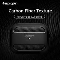 ราคา SPIGEN เคสซิลิโคน คาร์บอนไฟเบอร์ พร้อมพวงกุญแจ สําหรับ Airpods Pro 1 2 Airpods Pro 2 (23650872835)