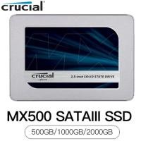 ราคา Crucial MX500 ฮาร์ดไดรฟ์ SSD SATA 3 0 500GB 1TB 2TB MX500 ความเร็วสูง 2 5 นิ้ว (17199593408)