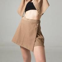 ราคา AHSK003 Button wrap skort กระโปรงกางเกงดีเทลผ้าป้ายด้านหน้ามีกระดุม (18783998003)