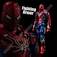 ราคา โมเดลฟิกเกอร์ Iron Spider Man SEN TI NEL Fighting Armor Deadpool Iron Man SpiderMan ของเล่นสะสม สําหรับเด็ก (25823585153)