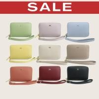 ราคา DEFECT SALE ลด 400 บาท MADAM PEONY กระเป๋าสตางค์ซิบรอบหนังคาเวียร์ รุ่น DAISY (25480560730)