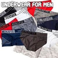 ราคา MUNAFIE กางเกงในผู้ชาย ขาเว้า บ๊อกเซอร์ boxer กางเกงในชาย มีถุงซิปทุกตัว (19134573909)