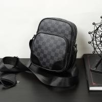 ราคา แฟชั่นใหม่ กระเป๋าคาดเอว หนัง ลายสก๊อต สไตล์วินเทจ สําหรับผู้ชาย (22553163672)