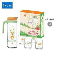 ราคา Ocean ชุดของขวัญ เหยือกน้ำและแก้ว The Magical Wishes Family Set Deer Destiny pack of 5 (22183758270)