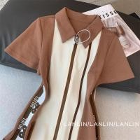 ราคา สําหรับผู้หญิง ชุดเดรสโปโล ระดับไฮเอนด์ เข้ารูป สไตล์ฝรั่งเศส (22836150729)