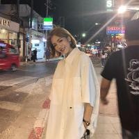 ราคา เสื้อเชิ้ตแขนสั้นผู้หญิงสีพื้น (8342134588)