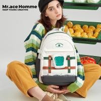 ราคา Mr ace Homme Farm Series Backpack กระเป๋าเป้สะพายหลัง กระเป๋าใส่แล็ปท็อป ความจุขนาดใหญ่ 14 นิ้ว สไตล์เกาหลี สําหรับผู้หญิง และผู้ชาย (20474206628)