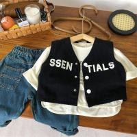 ราคา เสื้อกั๊กลําลอง แฟชั่นสไตล์เกาหลี สําหรับเด็กผู้ชาย (12281379609)