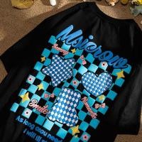 ราคา เสื้อยืด ไซส์ใหญ่ เกาหลี คนอ้วน men ผ้าฝ้าย โอเวอร์ไซส์ เสื้อเชิ้ต คอกลม เสื้อผ้า เชิ้ตผู้ cotton แฟชั่น plus size ผ้าคอตตอน ฮิปฮอป ทรงหลวม แฟน shirt สีขาว วินเทจ หญิง ผู้หญิง เสื้อคู่ ลายการ์ตูน whit