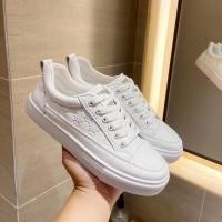 ราคา NEW รองเท้าผ้าใบสีขาว รองเท้าผ้าใบผู้หญิง เสริมส้น 2 5 ซม มีลายโบว์ด้านข้างน่ารักๆ (15523005995)