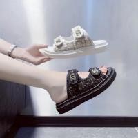 ราคา ส่งไว ตรงปก 35 39 รองเท้าแตะส้นสูง 3 5ซม คาด2สาย เรียบ สวย น้ำหนักเบา ใส่สบาย CC01 (13282816990)