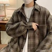 ราคา เสื้อเชิ้ตแขนยาว ลายสก๊อต คุณภาพสูง แฟชั่นฤดูใบไม้ผลิ และฤดูใบไม้ร่วง สไตล์ญี่ปุ่น สําหรับผู้ชาย (22189152233)