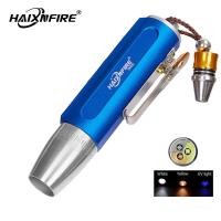 ราคา Haixnfire SV350 ไฟฉายหยก 365nm ชาร์จ USB ป้องกันการปลอมแปลง สีม่วง สีขาว (22429949469)