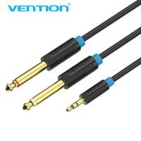 ราคา สายเคเบิ้ล Vention Jack 3 5 มม to 6 35 สำหรับเครื่องขยายเสียงลำโพง (6500147212)