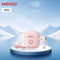 ราคา Miniso M06 หูฟังไร้สาย ENC HD ลดเสียงรบกวนการโทรชุดหูฟังระบบสัมผัสอัจฉริยะ 5 3 (18383647415)