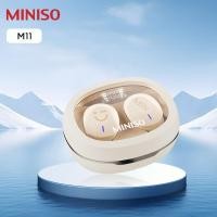 ราคา Miniso หูฟังบลูทูธไร้สาย M11 5 3 IPX4 กันน้ํา ลดเสียงรบกวน ความล่าช้าต่ํา สําหรับเล่นเกม (21092662055)