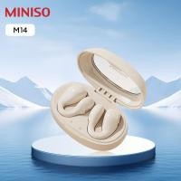 ราคา Miniso M14 ชุดหูฟังบลูทูธไร้สาย HIFI กันน้ํา ลดเสียงรบกวน HD (22778757048)