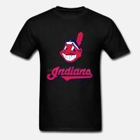 ราคา Man Leisure 0 คอแขนสั ้ น Vincral พิมพ ์ Cleveland Indian เสื ้ อยืดกีฬา (25629991600)