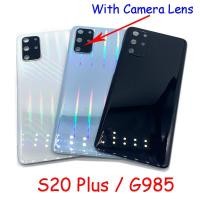 ราคา Aaaa ฝาครอบแบตเตอรี่ด้านหลัง พร้อมเลนส์กล้อง อะไหล่ซ่อมแซม สําหรับ Samsung Galaxy S20 Plus S20 G985 (25473501036)