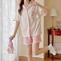 ราคา ชุดนอนลายการ์ตูน ชุดนอนแขนยาวขายาว ผ้าคอตตอน ใส่นอนสบาย (19579978432)