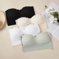 ราคา จัดส่งจากกรุงเทพ ไร้รอยต่อ ชุดชั้นในไร้สาย แบบดันทรง แบบบาง ไร้รอยต่อ สําหรับผู้หญิง เกาะอกเสื้อในแถมฟรีสายสะพายใส (24559503061)