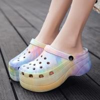 ราคา Melody รองเท้าแตะไซส์ใหญ่รุ่นใหม่ สีรุ้งที่สวยงาม มี 6 สีให้เลือก (15916997995)