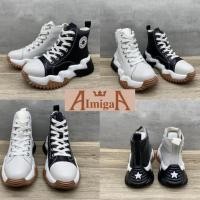 ราคา HOT SALE Converse Run Star tion รองเท้าผ้าใบ Fashion shoes Women s รองเท้าผ้าใบ สไตล์เกาหลี (12945818872)
